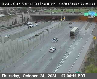 SB 15 at El Cajon Blvd