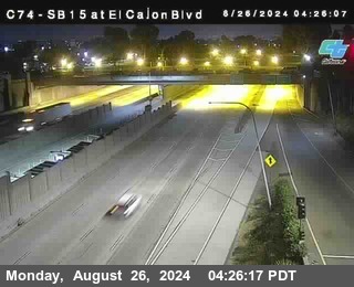 SB 15 at El Cajon Blvd