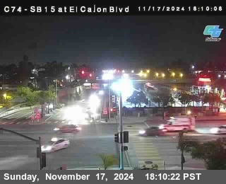 SB 15 at El Cajon Blvd