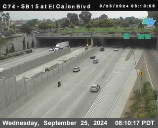 SB 15 at El Cajon Blvd