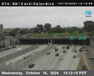 SB 15 at El Cajon Blvd