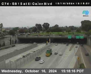 SB 15 at El Cajon Blvd