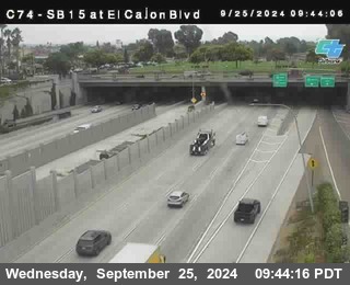 SB 15 at El Cajon Blvd