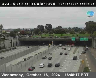 SB 15 at El Cajon Blvd