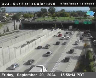 SB 15 at El Cajon Blvd