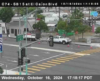 SB 15 at El Cajon Blvd