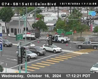 SB 15 at El Cajon Blvd