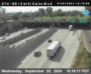 SB 15 at El Cajon Blvd