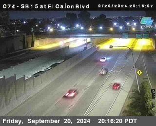 SB 15 at El Cajon Blvd