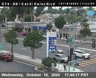 SB 15 at El Cajon Blvd