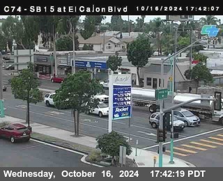 SB 15 at El Cajon Blvd