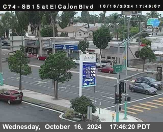 SB 15 at El Cajon Blvd