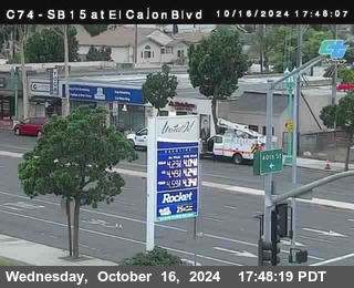 SB 15 at El Cajon Blvd