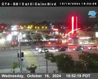 SB 15 at El Cajon Blvd