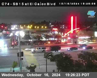 SB 15 at El Cajon Blvd