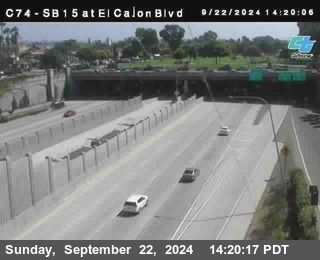 SB 15 at El Cajon Blvd