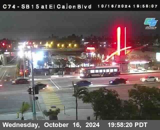 SB 15 at El Cajon Blvd