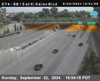 SB 15 at El Cajon Blvd