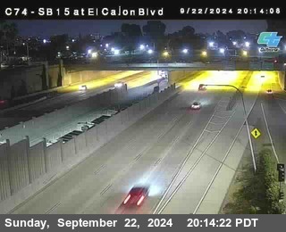 SB 15 at El Cajon Blvd