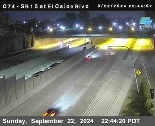 SB 15 at El Cajon Blvd