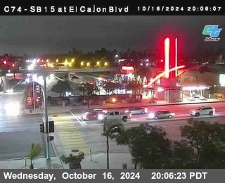 SB 15 at El Cajon Blvd