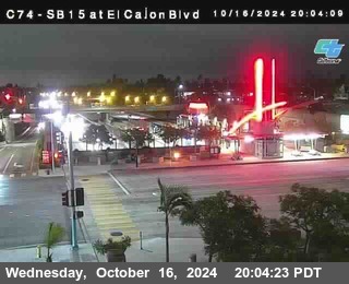 SB 15 at El Cajon Blvd