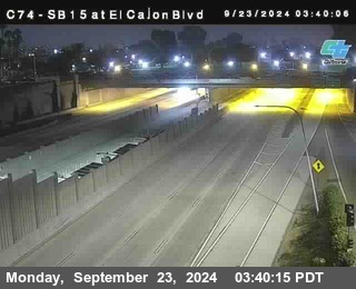 SB 15 at El Cajon Blvd