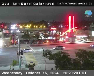 SB 15 at El Cajon Blvd