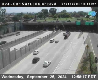 SB 15 at El Cajon Blvd