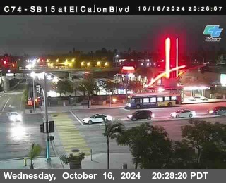 SB 15 at El Cajon Blvd