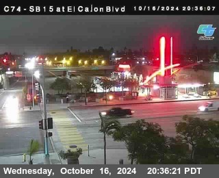 SB 15 at El Cajon Blvd