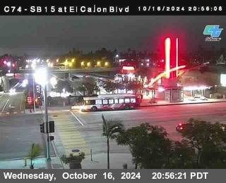 SB 15 at El Cajon Blvd