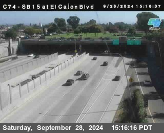 SB 15 at El Cajon Blvd