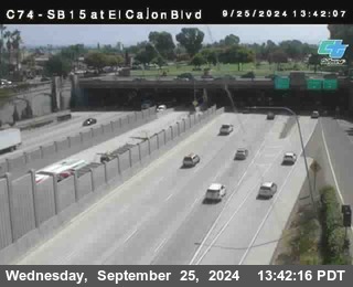 SB 15 at El Cajon Blvd