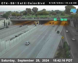 SB 15 at El Cajon Blvd