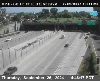 SB 15 at El Cajon Blvd