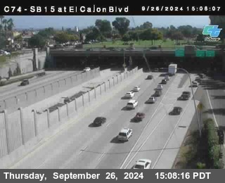 SB 15 at El Cajon Blvd