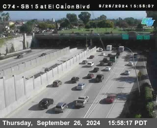 SB 15 at El Cajon Blvd