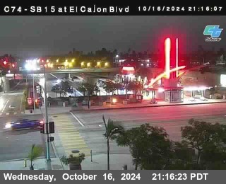 SB 15 at El Cajon Blvd