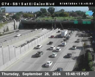 SB 15 at El Cajon Blvd