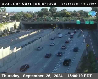 SB 15 at El Cajon Blvd