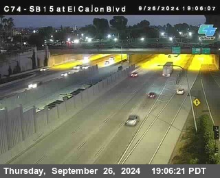 SB 15 at El Cajon Blvd