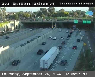 SB 15 at El Cajon Blvd