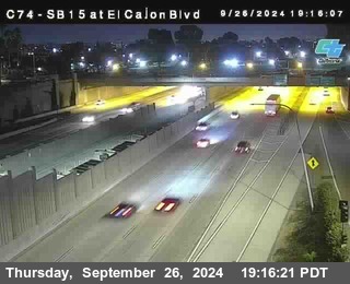 SB 15 at El Cajon Blvd