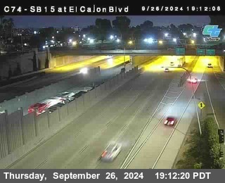 SB 15 at El Cajon Blvd