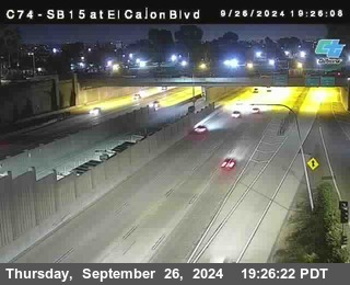 SB 15 at El Cajon Blvd