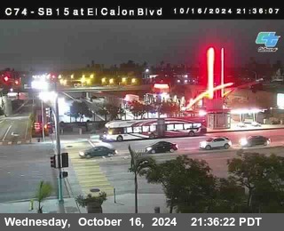 SB 15 at El Cajon Blvd