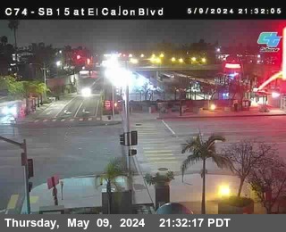 Timelapse image near (C 074) I-15 : El Cajon Boulevard, San Diego 0 minutes ago