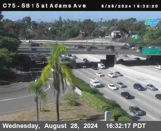 SB 15 at Adams Ave (On Ramp)