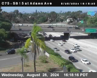 SB 15 at Adams Ave (On Ramp)